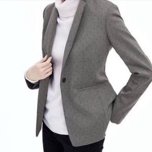 Grey Polka Dot Blazer
